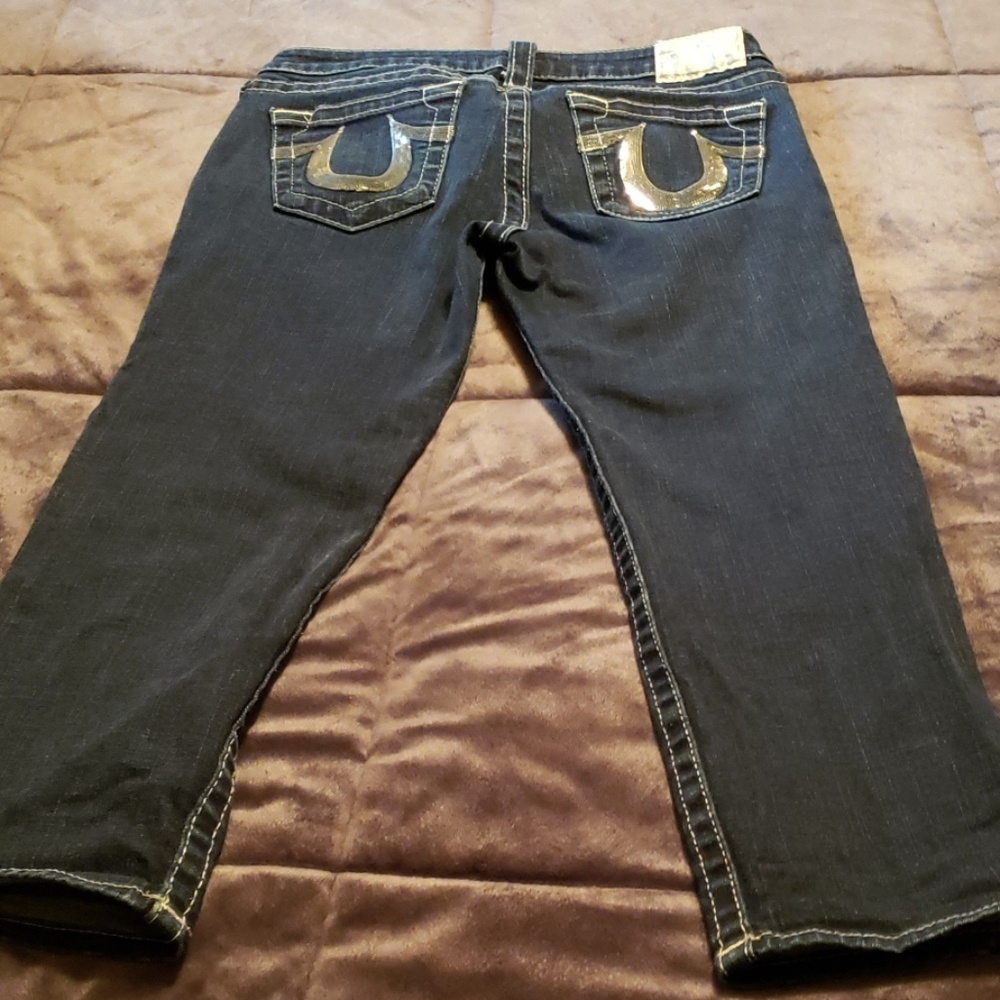 True religion capris with sequins size 29